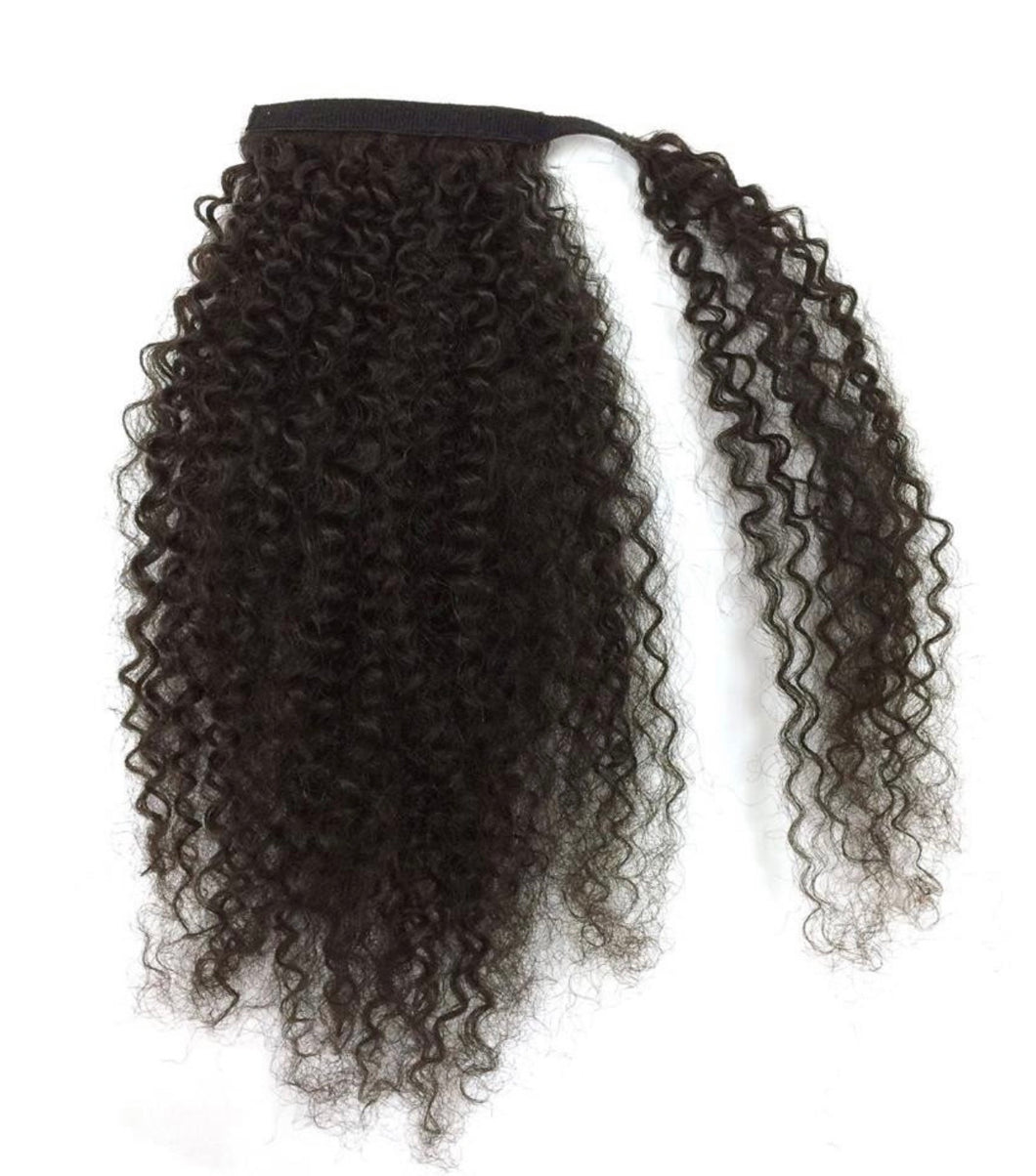 Wrap Around Ponytail (tight curly)
